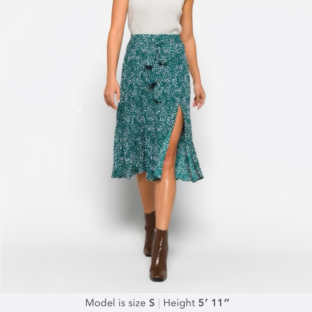 Skies are Blue Midi Skirt